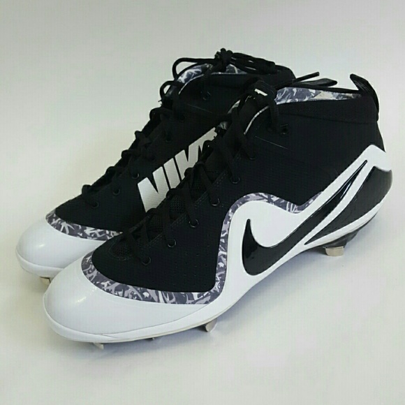 nike men's force zoom trout 4 mid metal baseball cleats